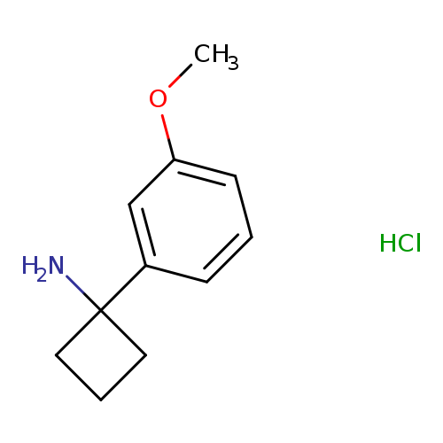 1-(3-methoxyphenyl)cyclobutan-1-amine hydrochloride