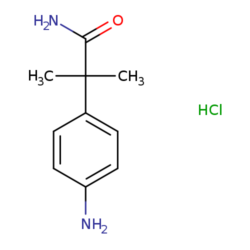 2-(4-aminophenyl)-2-methylpropanamidehydrochloride