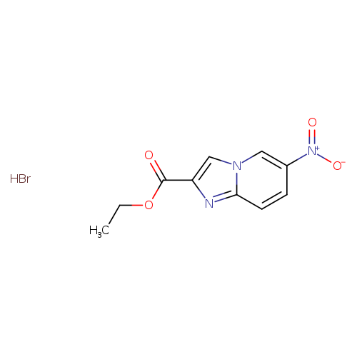 6-Nitroimidazo[1,2-a]pyridine-2-carboxylic acid ethyl ester hydrobromide