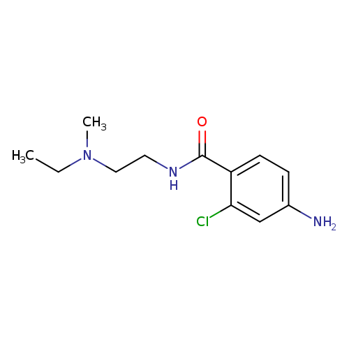 4-amino-2-chloro-N-{2-[ethyl(methyl)amino]ethyl}benzamide