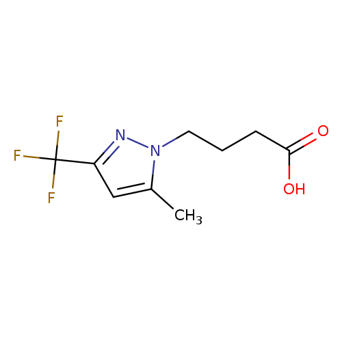 4-(5-Methyl-3-(trifluoromethyl)-1H-pyrazol-1-yl)butanoic acid