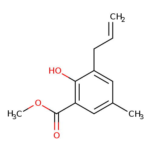 Benzoic acid, 2-hydroxy-5-methyl-3-(2-propenyl)-, methyl ester
