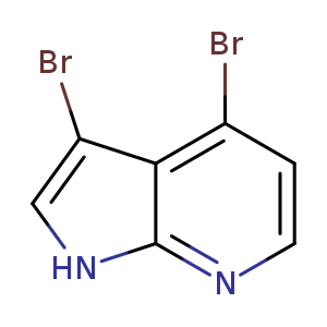 1H-Pyrrolo[2,3-b]pyridine, 3,4-dibromo-