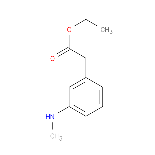ethyl 2-[3-(methylamino)phenyl]acetate