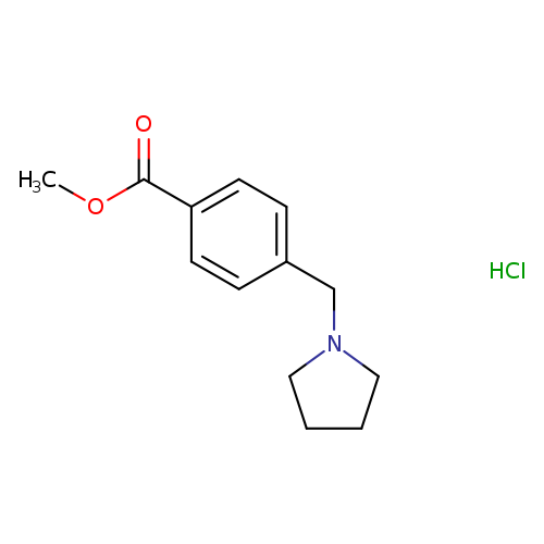 methyl 4-[(pyrrolidin-1-yl)methyl]benzoate hydrochloride