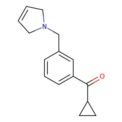 Cyclopropyl(3-((2,5-dihydro-1H-pyrrol-1-yl)methyl)phenyl)methanone