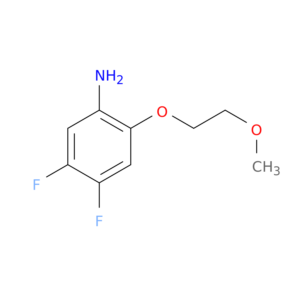 4,5-Difluoro-2-(2-methoxyethoxy)aniline
