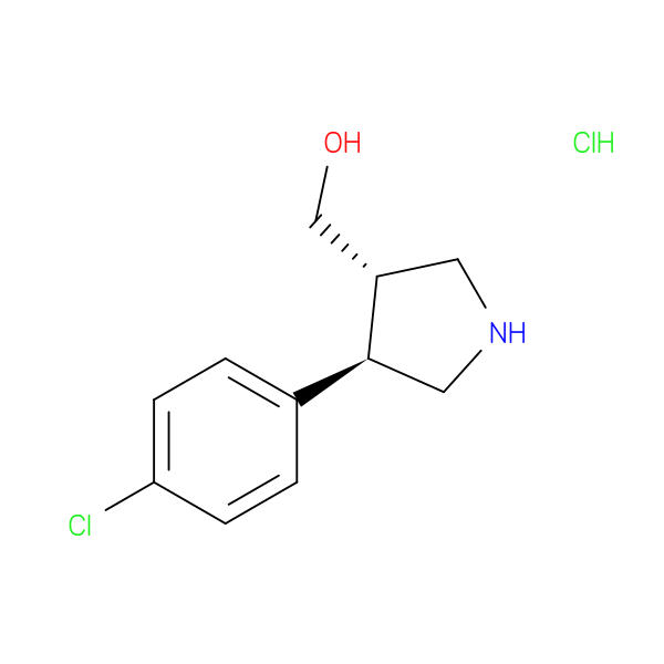 [(3S,4R)-4-(4-chlorophenyl)pyrrolidin-3-yl]methanol hydrochloride