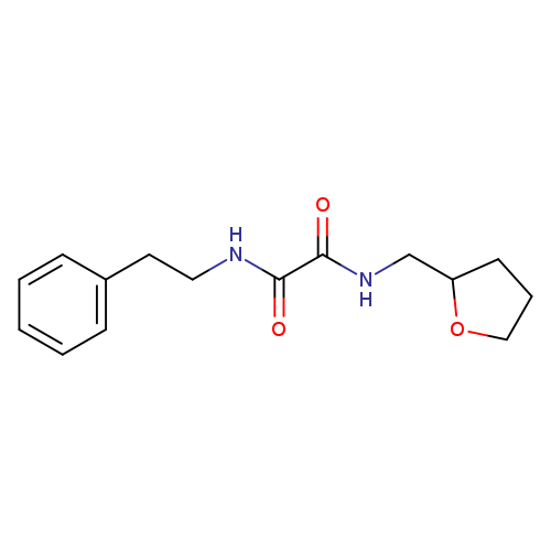 N-[(oxolan-2-yl)methyl]-N'-(2-phenylethyl)ethanediamide