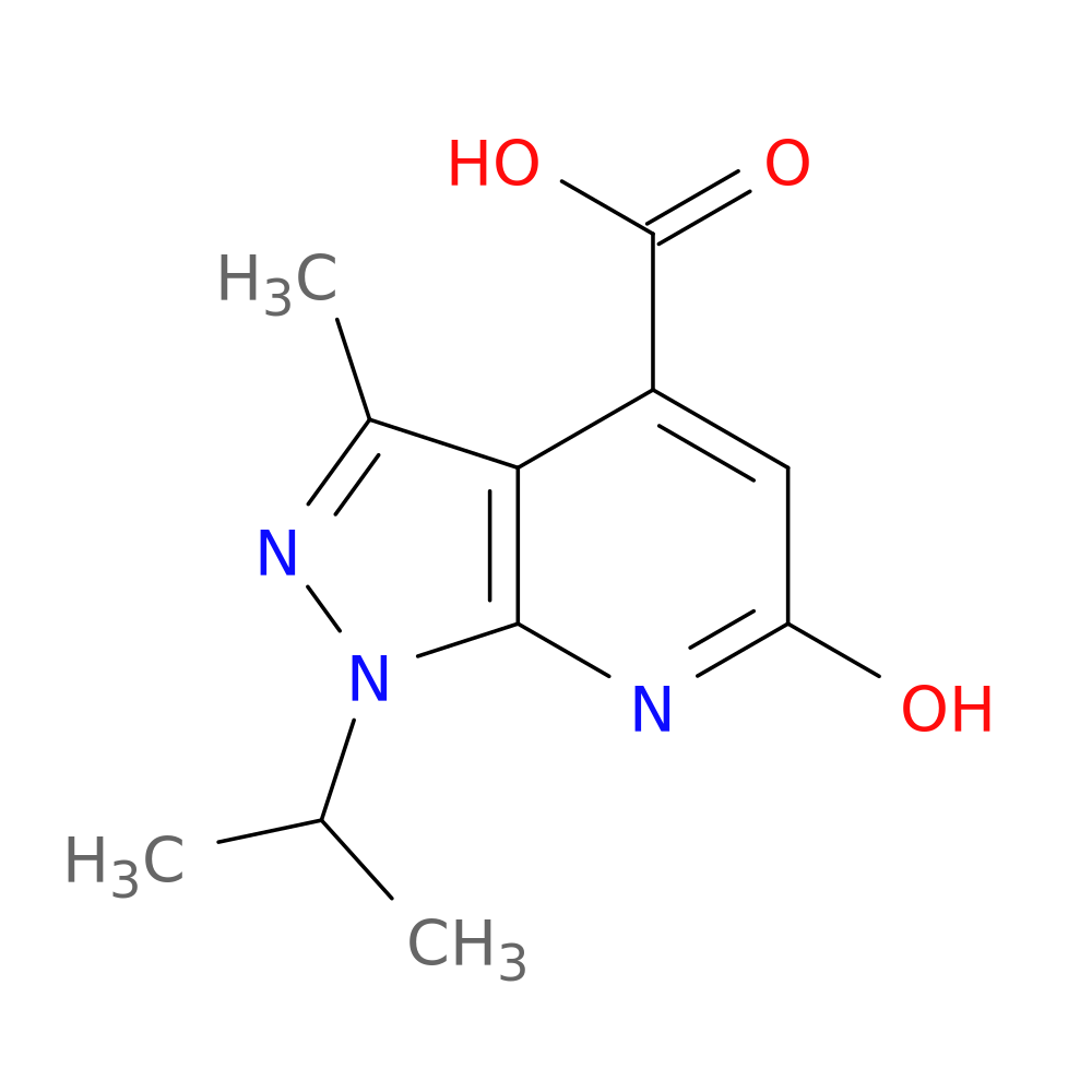 1-Isopropyl-3-Methyl-6-Oxo-6,7-Dihydro-1H-Pyrazolo[3,4-B]Pyridine-4-Carboxylic Acid