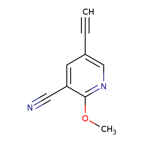 5-ethynyl-2-methoxypyridine-3-carbonitrile