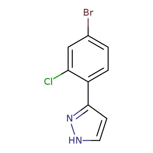 3-(4-Bromo-2-chlorophenyl)-1h-pyrazole