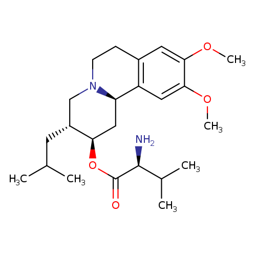 L-Valine, (2R,3R,11bR)-1,3,4,6,7,11b-hexahydro-9,10-dimethoxy-3-(2-methylpropyl)-2H-benzo[a]quinolizin-2-yl ester