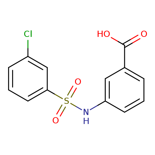 3-{[(3-Chlorophenyl)sulfonyl]amino}benzoic acid