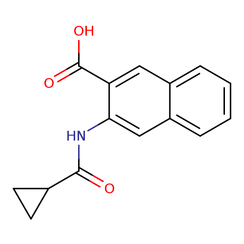 3-[(CYCLOPROPYLCARBONYL)AMINO]-2-NAPHTHOIC ACID