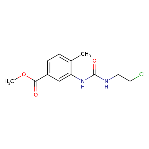 methyl 3-{[(2-chloroethyl)carbamoyl]amino}-4-methylbenzoate