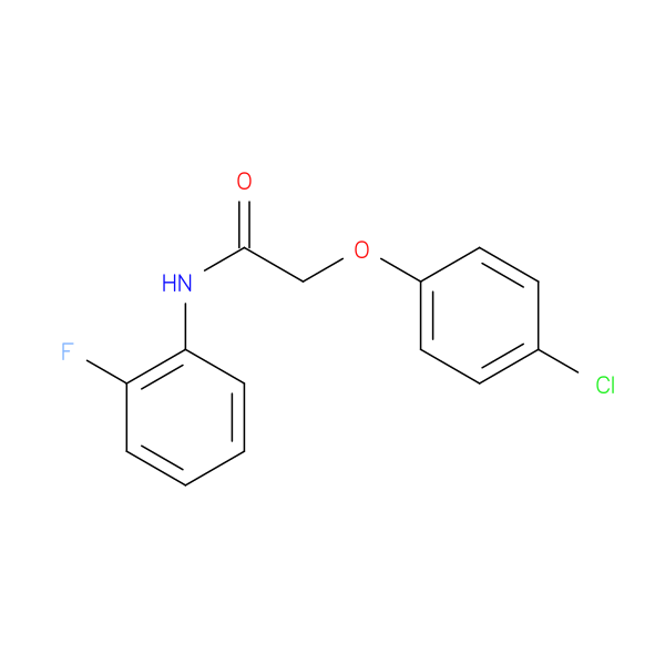 Acetamide, 2-(4-chlorophenoxy)-N-(2-fluorophenyl)-