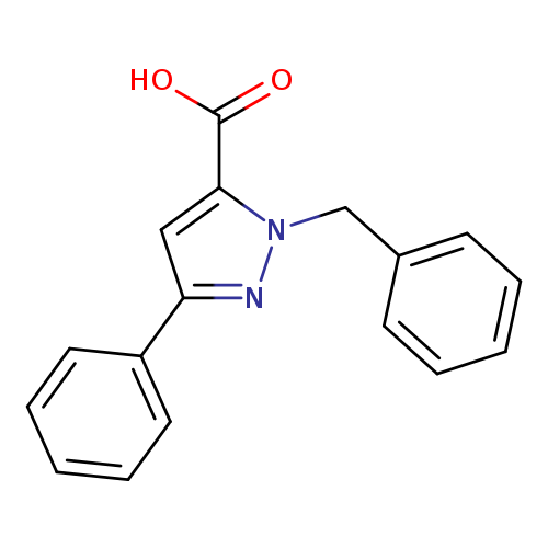 1-Benzyl-3-phenyl-1H-pyrazole-5-carboxylic acid