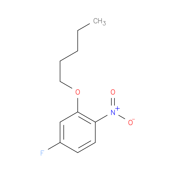 4-Fluoro-1-nitro-2-(pentyloxy)benzene