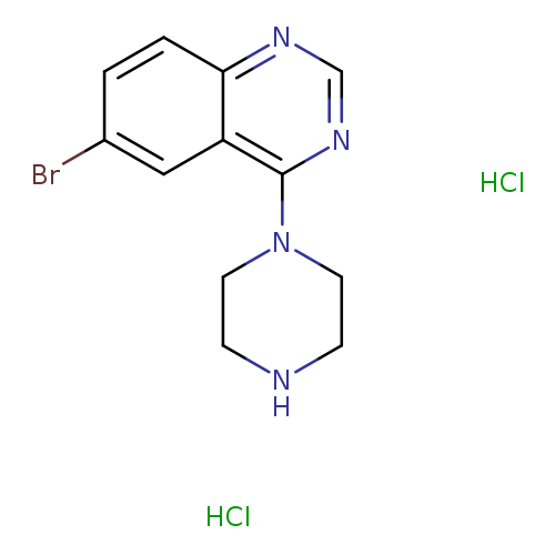 6-bromo-4-(piperazin-1-yl)quinazoline dihydrochloride
