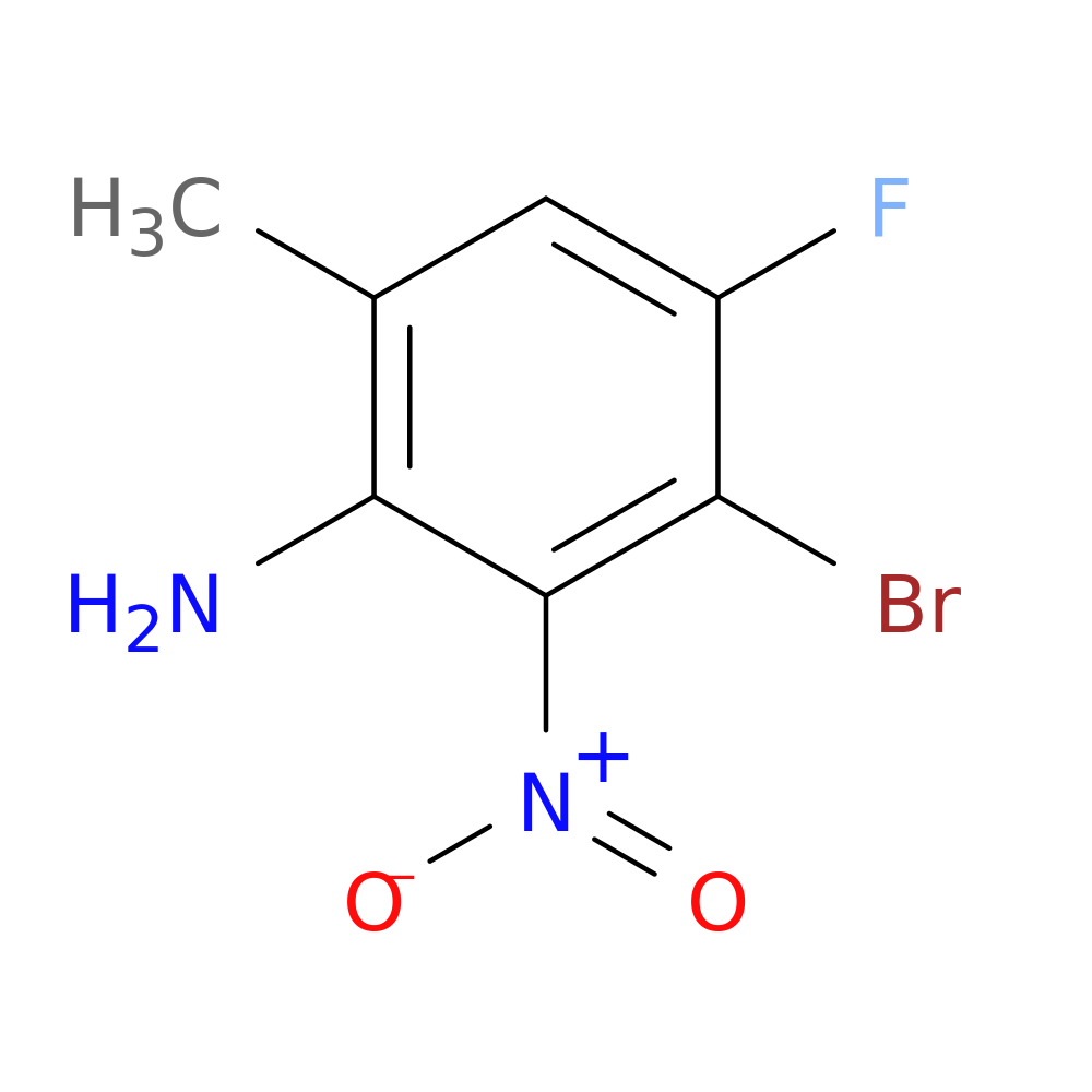 3-bromo-4-fluoro-6-methyl-2-nitroaniline