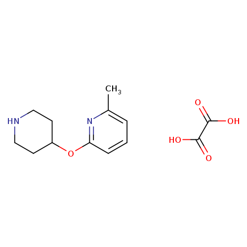 2-methyl-6-(piperidin-4-yloxy)pyridine; oxalic acid