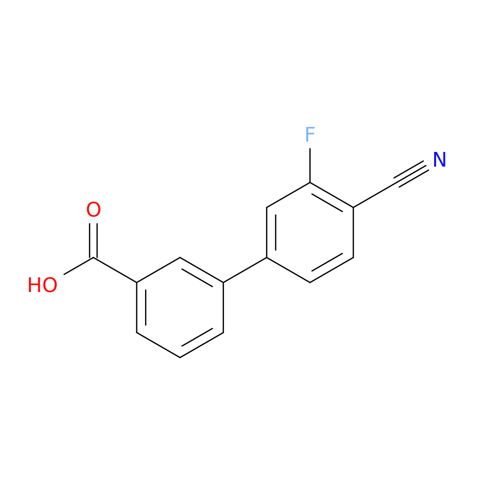 3-(4-Cyano-3-fluorophenyl)benzoic acid