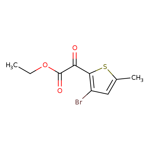 ethyl 2-(3-bromo-5-methylthiophen-2-yl)-2-oxoacetate