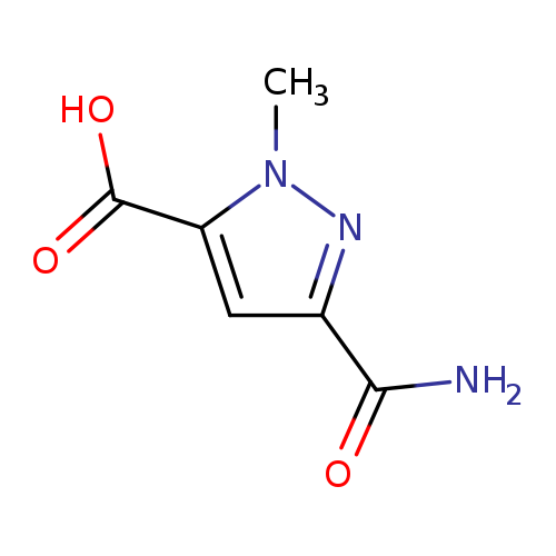 3-Carbamoyl-1-methyl-1H-pyrazole-5-carboxylic acid
