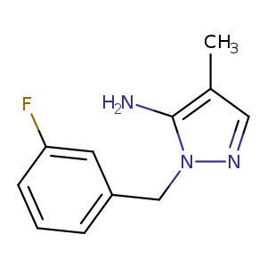 1-(3-Fluorobenzyl)-4-methyl-1h-pyrazol-5-amine