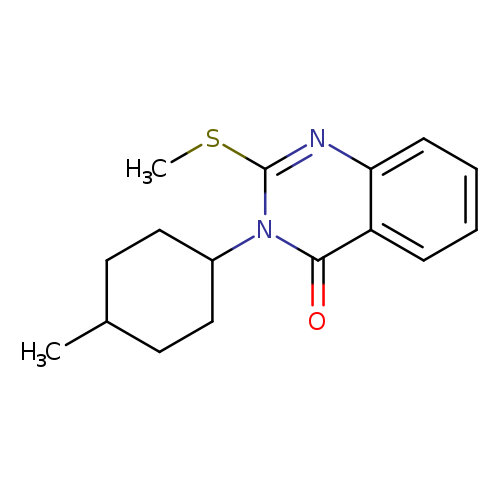 3-(4-methylcyclohexyl)-2-(methylsulfanyl)-3,4-dihydroquinazolin-4-one