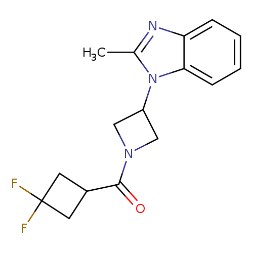 1-[1-(3,3-difluorocyclobutanecarbonyl)azetidin-3-yl]-2-methyl-1H-1,3-benzodiazole