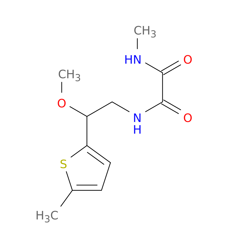 N'-[2-methoxy-2-(5-methylthiophen-2-yl)ethyl]-N-methylethanediamide