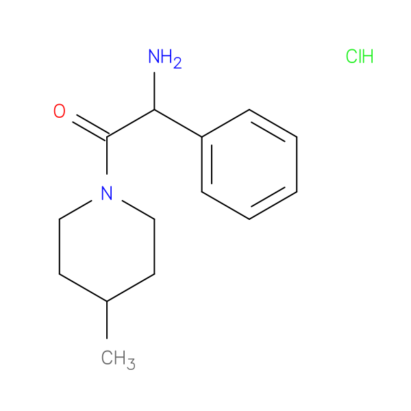 2-amino-1-(4-methylpiperidin-1-yl)-2-phenylethan-1-one hydrochloride