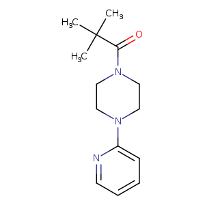 2,2-dimethyl-1-[4-(pyridin-2-yl)piperazin-1-yl]propan-1-one