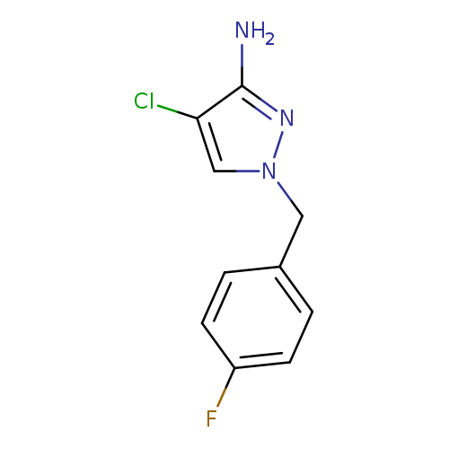 4-Chloro-1-(4-fluorobenzyl)-1H-pyrazol-3-amine