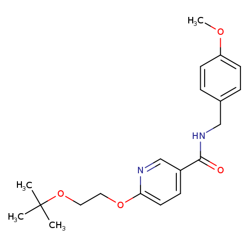 6-[2-(tert-butoxy)ethoxy]-N-[(4-methoxyphenyl)methyl]pyridine-3-carboxamide
