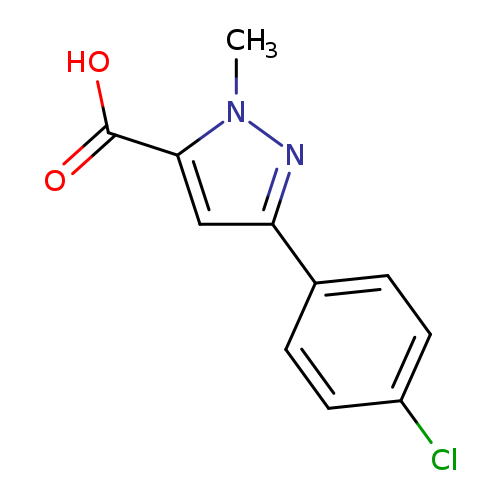 3-(4-chlorophenyl)-1-methyl-1H-pyrazole-5-carboxylic acid