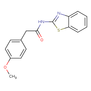 N-(1,3-benzothiazol-2-yl)-2-(4-methoxyphenyl)acetamide