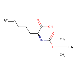 (2S)-2-[[(1,1-Dimethylethoxy)carbonyl]amino]-6-heptenoic acid