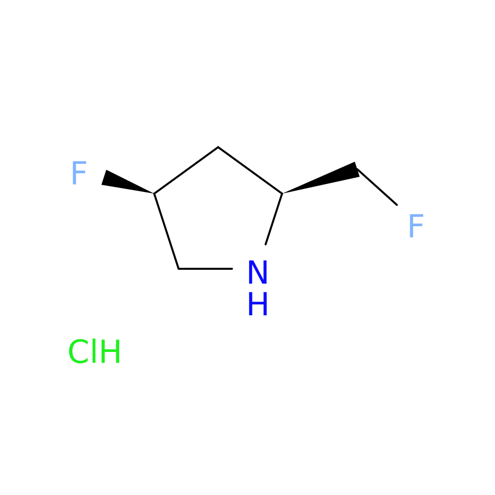 (2S,4S)-4-Fluoro-2-(fluoromethyl)pyrrolidine hydrochloride