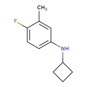 N-cyclobutyl-4-fluoro-3-methylaniline