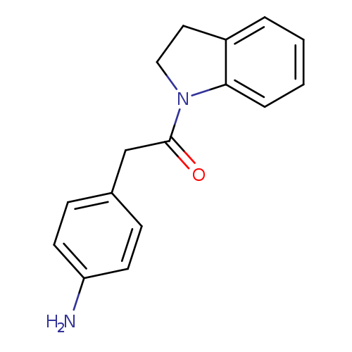 2-(4-aminophenyl)-1-(2,3-dihydro-1H-indol-1-yl)ethan-1-one
