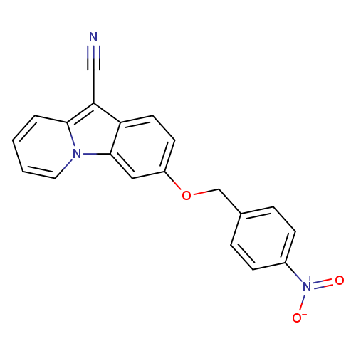 3-[(4-nitrophenyl)methoxy]pyrido[1,2-a]indole-10-carbonitrile