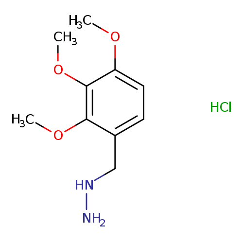[(2,3,4-trimethoxyphenyl)methyl]hydrazine hydrochloride
