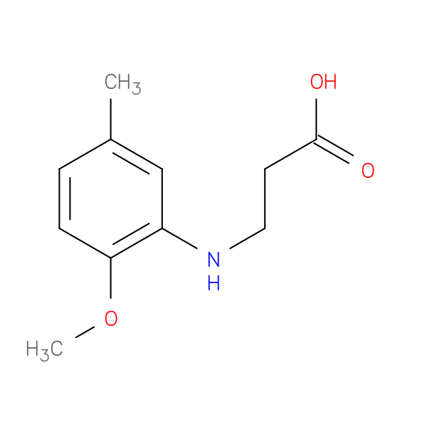 3-[(2-methoxy-5-methylphenyl)amino]propanoic acid
