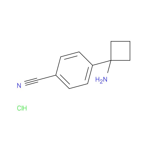 4-(1-Aminocyclobutyl)benzonitrile hydrochloride