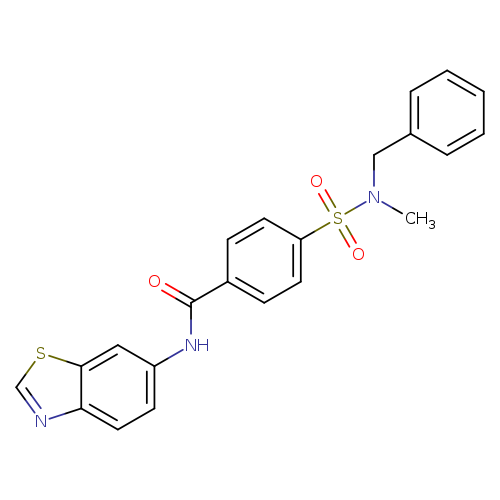 N-(1,3-benzothiazol-6-yl)-4-[benzyl(methyl)sulfamoyl]benzamide