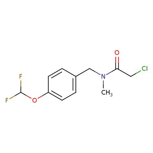 2-chloro-N-{[4-(difluoromethoxy)phenyl]methyl}-N-methylacetamide