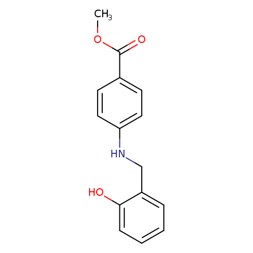 methyl 4-{[(2-hydroxyphenyl)methyl]amino}benzoate